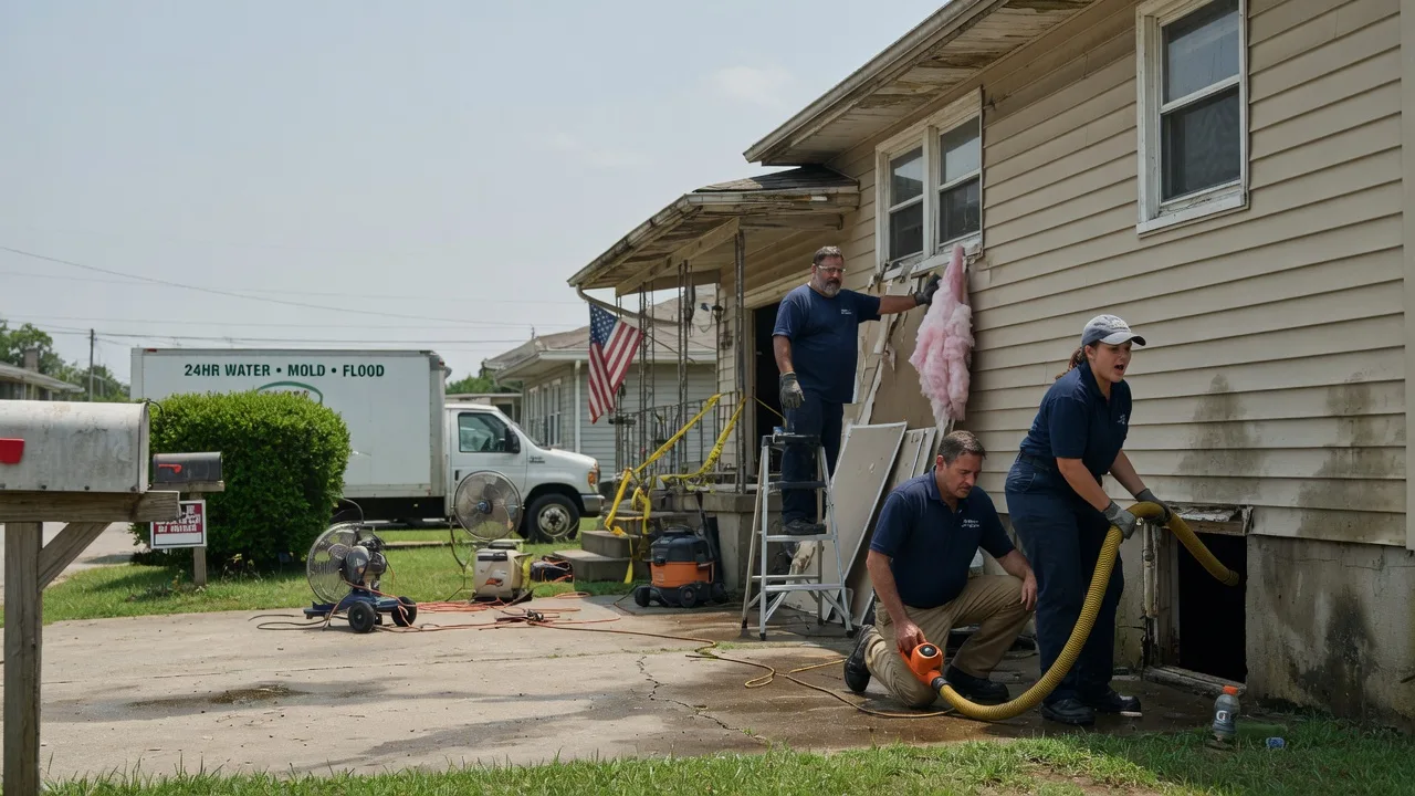 Water Damage Repair in Americus, KS near me